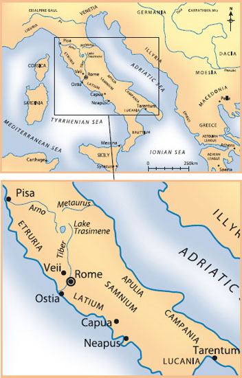 All of Italy was under Roman control by the middle of the third century 264 - photo 3