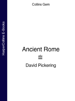 David Pickering - Ancient Rome (Collins Gem)