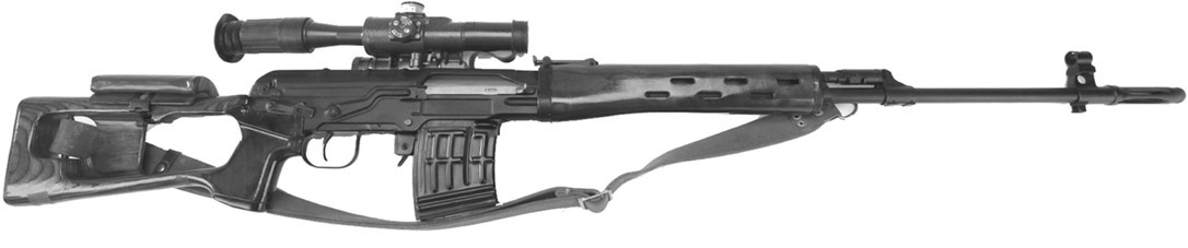 A Russian SVD the Snayperskaya Vintovka Dragunova or Dragunov sniper rifle - photo 4