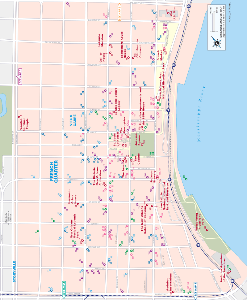 Map 1 French Quarter Map Key - photo 2