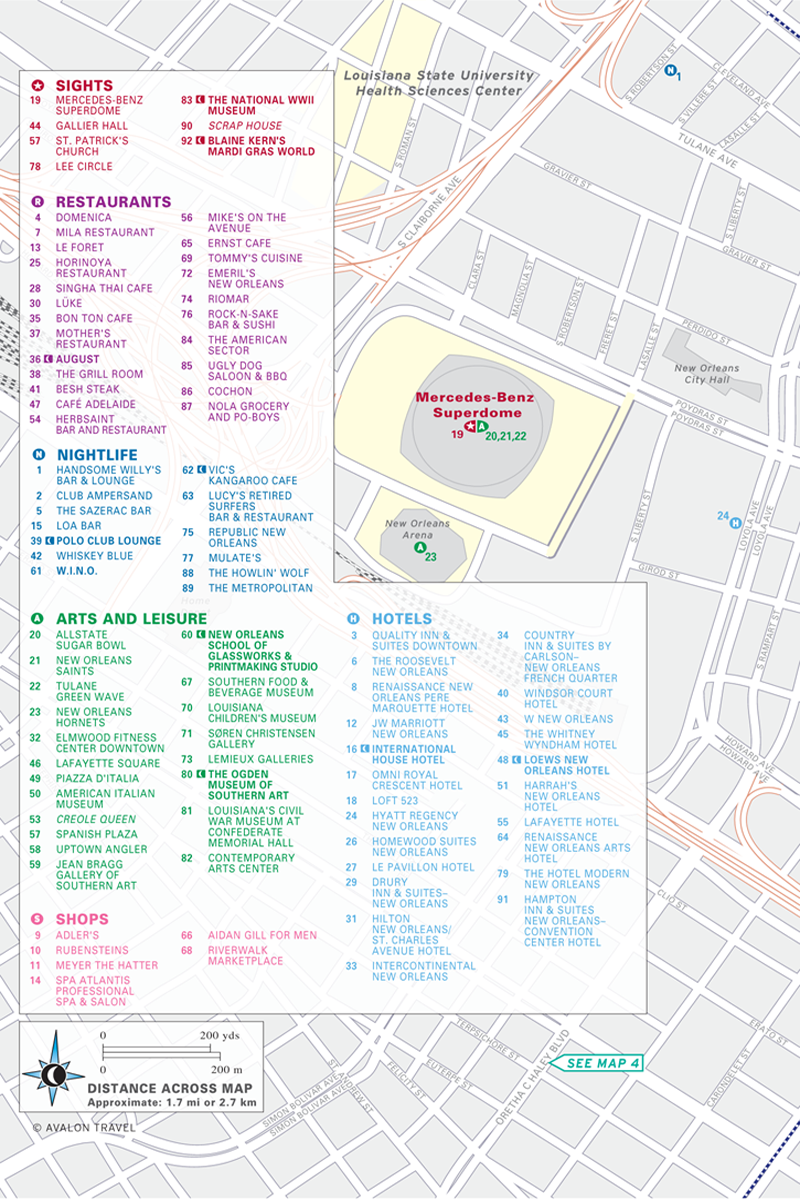 Map 4 Garden District and Uptown Map Set map halves follow - photo 10