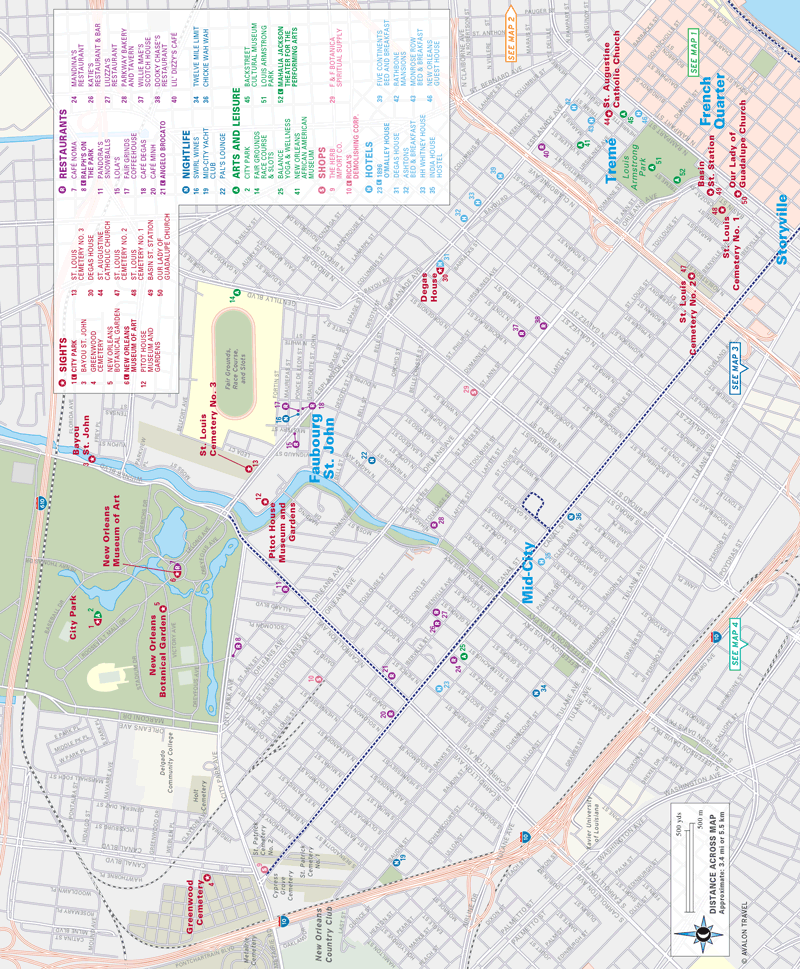 Map 6 Greater New Orleans Map Set map halves follow - photo 15