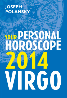 Joseph Polansky Virgo 2014: Your Personal Horoscope