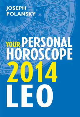 Joseph Polansky Leo 2014: Your Personal Horoscope