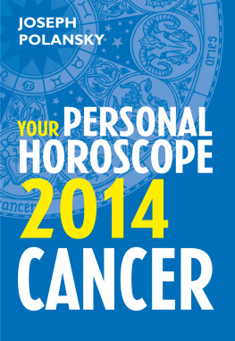 Joseph Polansky Cancer 2014: Your Personal Horoscope