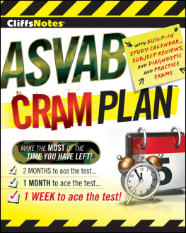 American BookWorks Corporation CliffsNotes ASVAB Cram Plan