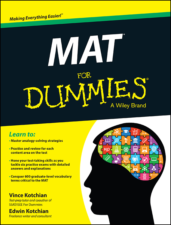 MAT For Dummies Published by John Wiley Sons Inc 111 River St Hoboken - photo 1