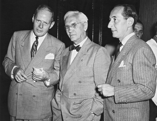 With Stork Club owner Sherman Billingsley and Sir Alexander Fleming discoverer - photo 4