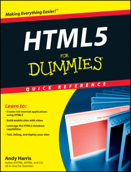 Andy Harris - Html5 for Dummies eBook Set