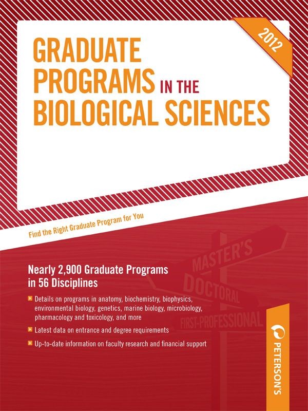 Petersons Graduate Programs in the Biological Sciences 2012 - image 1