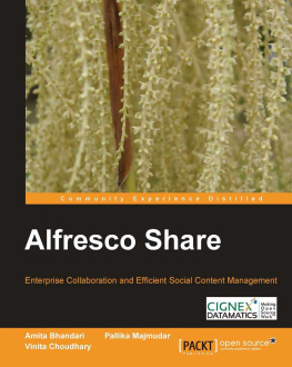 Amita Bhandari - Alfresco Share