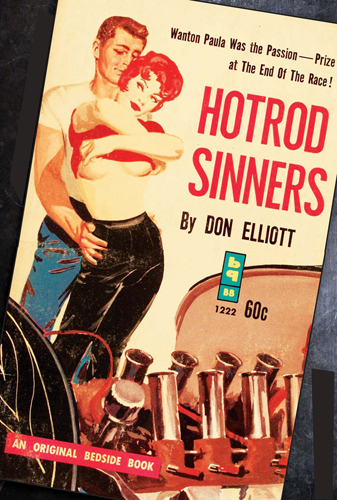 Hotrod Sinners by Don Elliott Bedside Book BB-1222 1962 Divorce Bait - photo 10