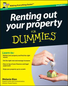 Melanie Bien - Renting Out Your Property for Dummies