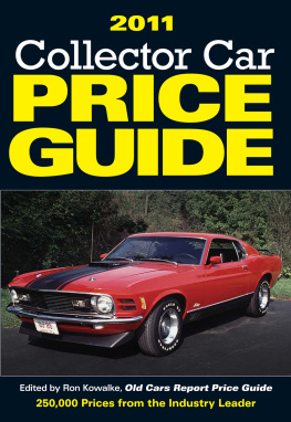 Ron Kowalke - 2011 Collector Car Price Guide