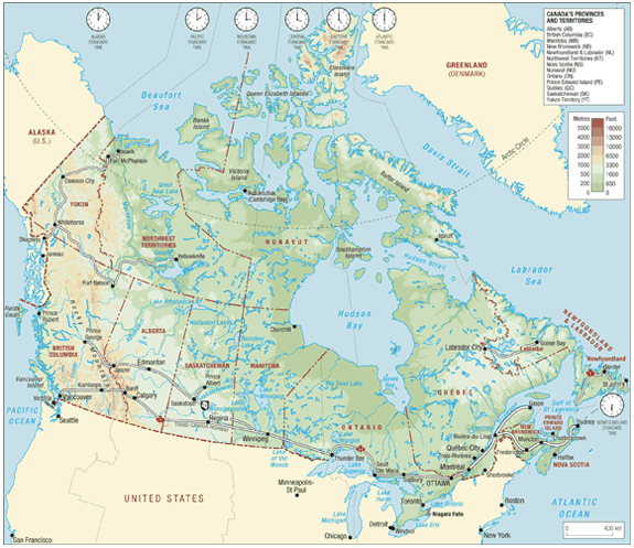 Fact file Canada the second-largest country in the world covers almost ten - photo 5