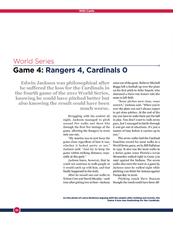 Wild Cards The St Louis Cardinals Stunning 2011 Championship Season - photo 21