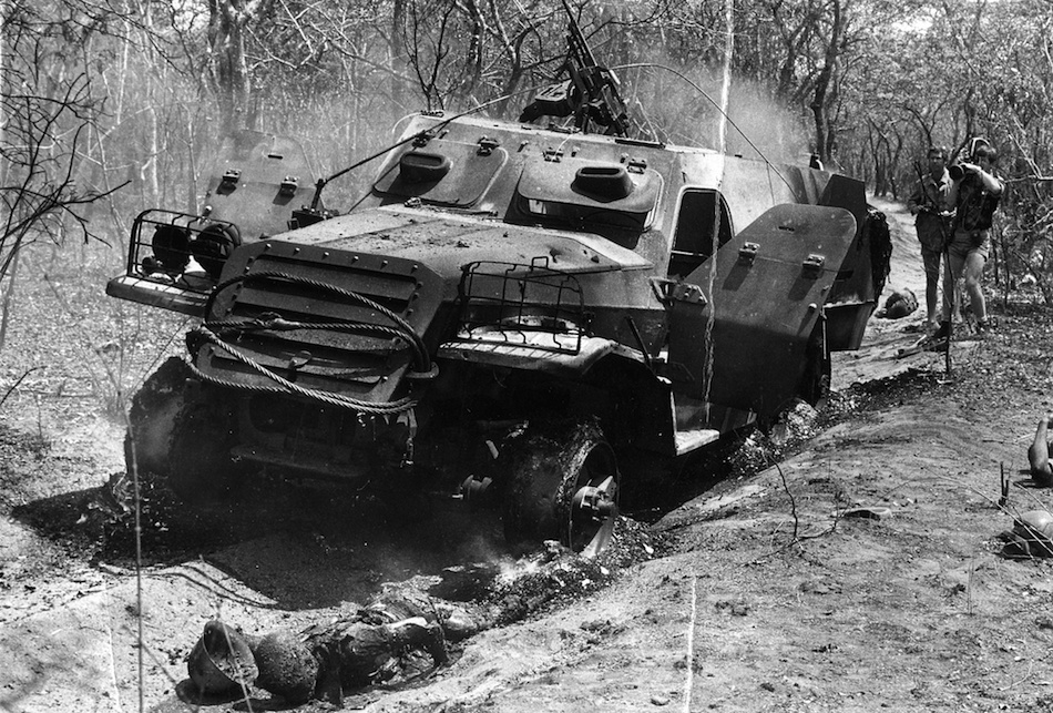 17 An early Soviet BTR-152 with a 127mm machine gun used by FRELIMO It was - photo 17