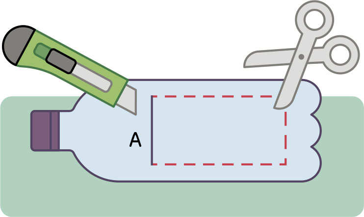 Use packing tape to attach a pen to the opposite side of the bottle The - photo 20