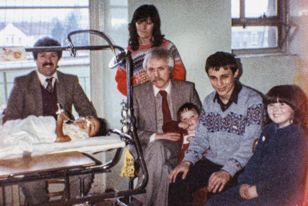 7 Me in hospital on a Stryker bed which allowed me to be turned 1981 I was - photo 7