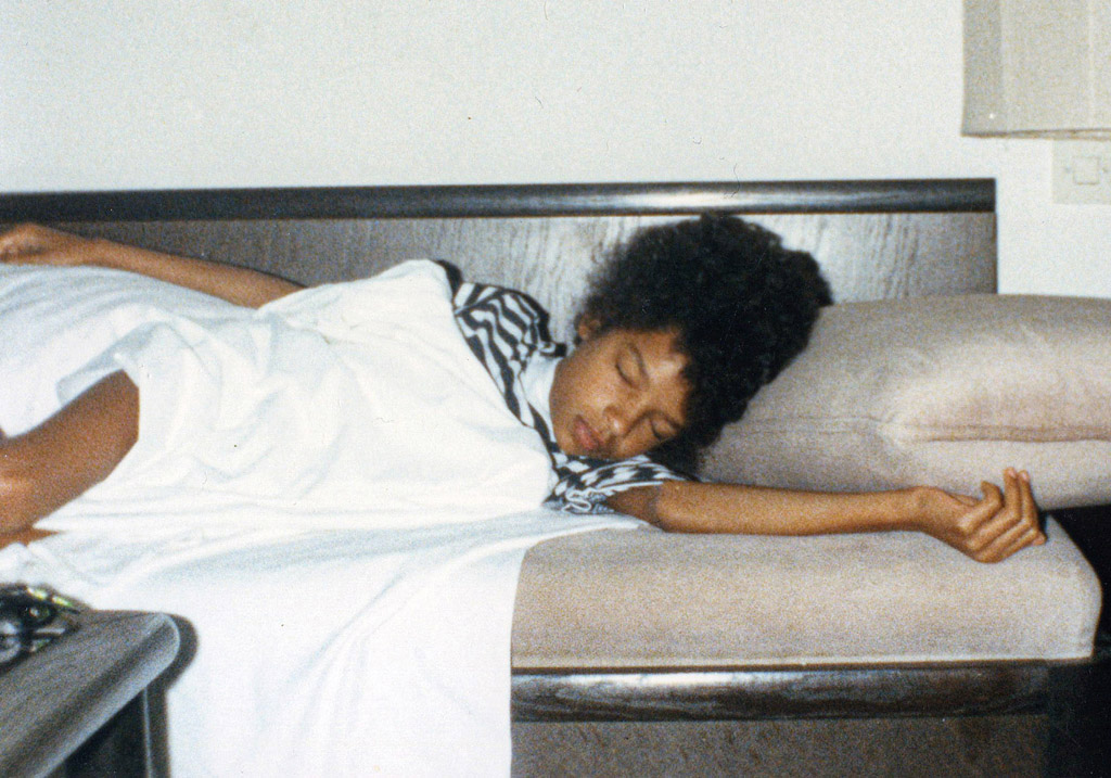 12 All tuckered out on holiday in Tenerife with the family 198613 Mam and I - photo 12