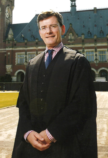 In front of the Peace Palace when appearing on behalf of New Zealand at the - photo 7