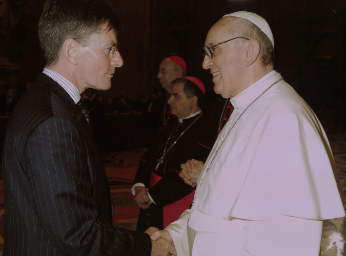 A special day meeting Pope Francis shortly after his inauguration Vatican - photo 10