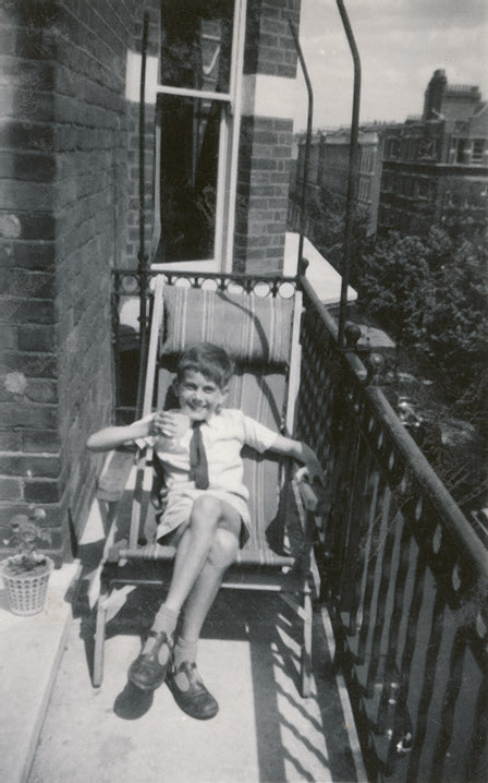 GB on the balcony at Kensington Mansions 1956GB and Pa 1954GB and Ma - photo 15