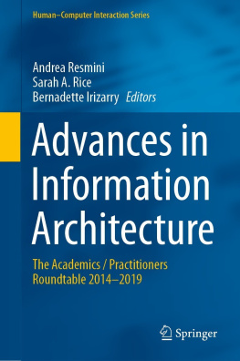 Andrea Resmini - Advances in Information Architecture: The Academics / Practitioners Roundtable 2014–2019