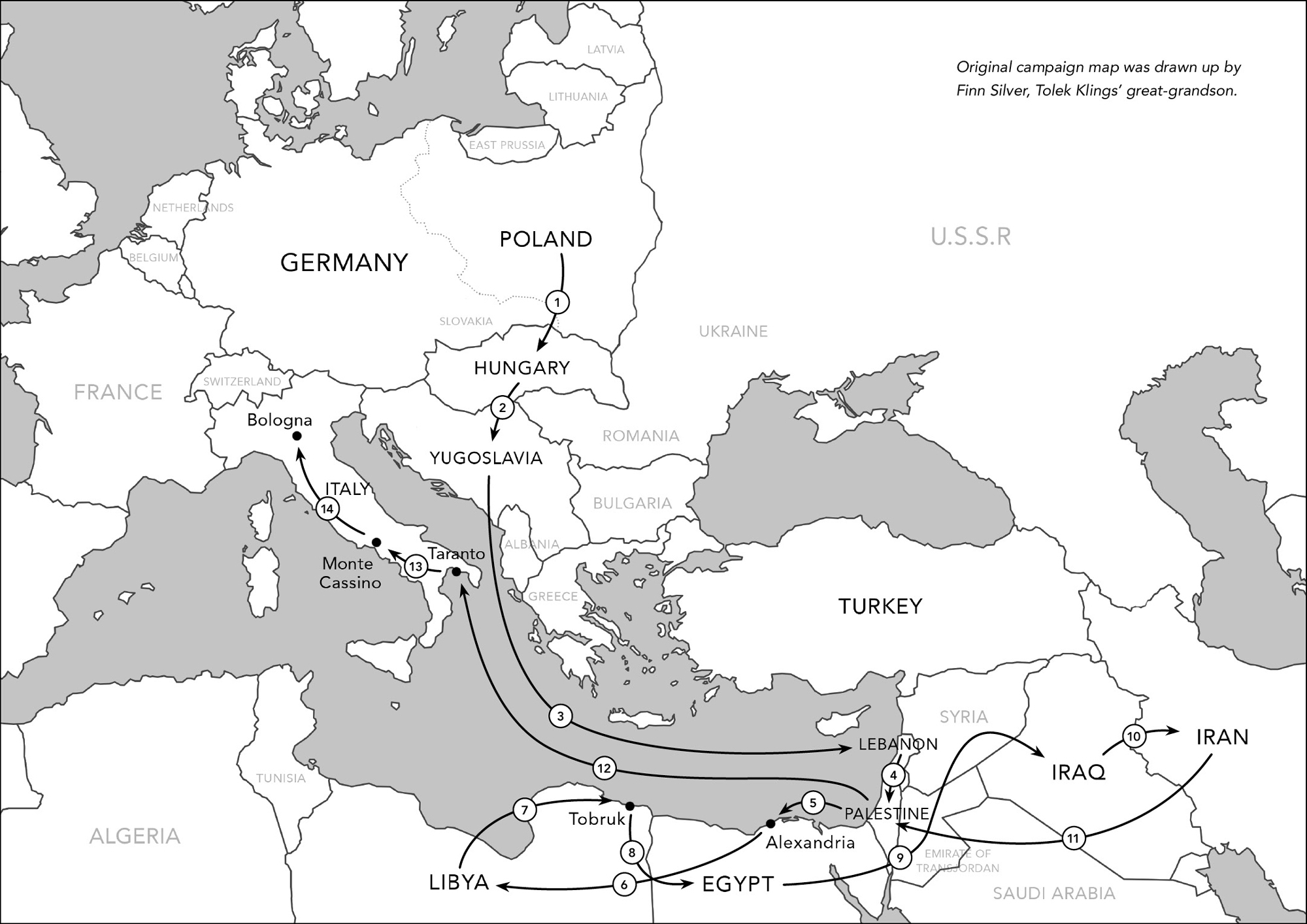 Tolek Klings movements during the Second World War Prologue Bbrki Poland 5 - photo 3