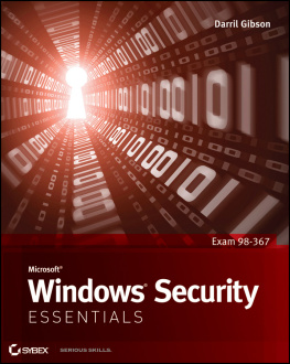 Darril Gibson Microsoft Windows Security Essentials