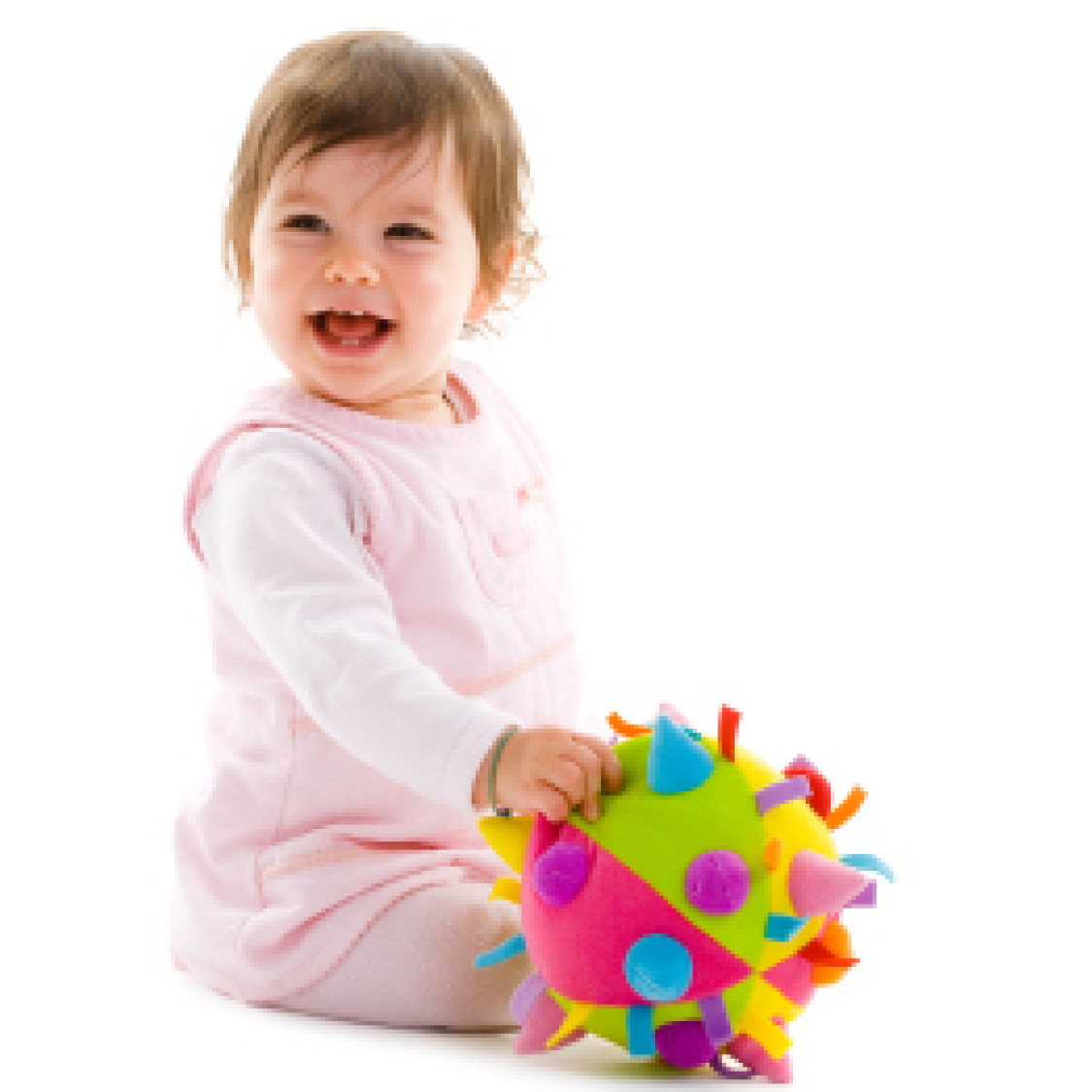 This baby is playing with a soft touch toy She can feel different pieces and - photo 22