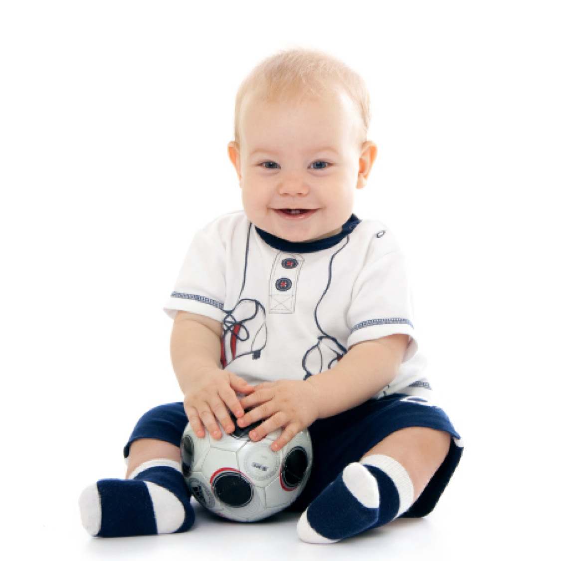 This baby is happy to play with a soccer ball He will have to wait until he - photo 21