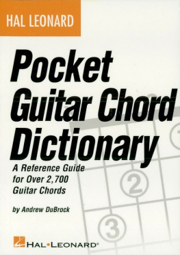 Hal Leonard Corp. - Hal Leonard Pocket Guitar Chord Dictionary (Music Instruction)