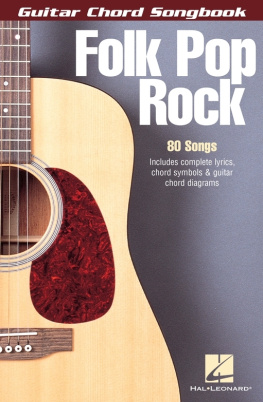 Hal Leonard Corp. Folk Pop Rock (Songbook): Guitar Chord Songbook