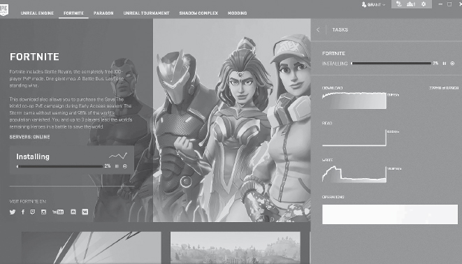 In the Epic Games launcher youve just opened there are tabs at the top that - photo 12