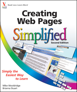 Mike Wooldridge Creating Web Pages Simplified