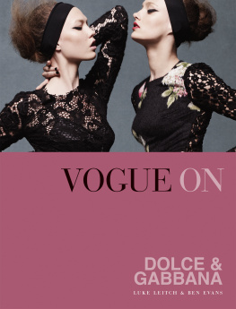 Luke Leitch - Vogue on: Dolce & Gabbana