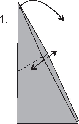 Partially open the sides out and push the top in Outside reverse fold - photo 27