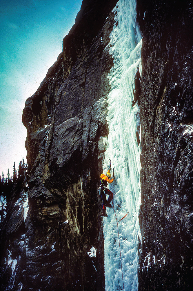 I lead the first pitch of Bourgeau Right-Hand in the Canadian Rockies in 1985 - photo 2