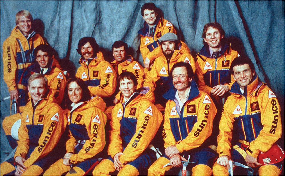 The Canadian Everest Light Team Standing left to right Laurie Skreslet and - photo 3