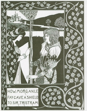 How Morgan le Fay gave a shield to Sir Tristram How Sir Lancelot was known - photo 9