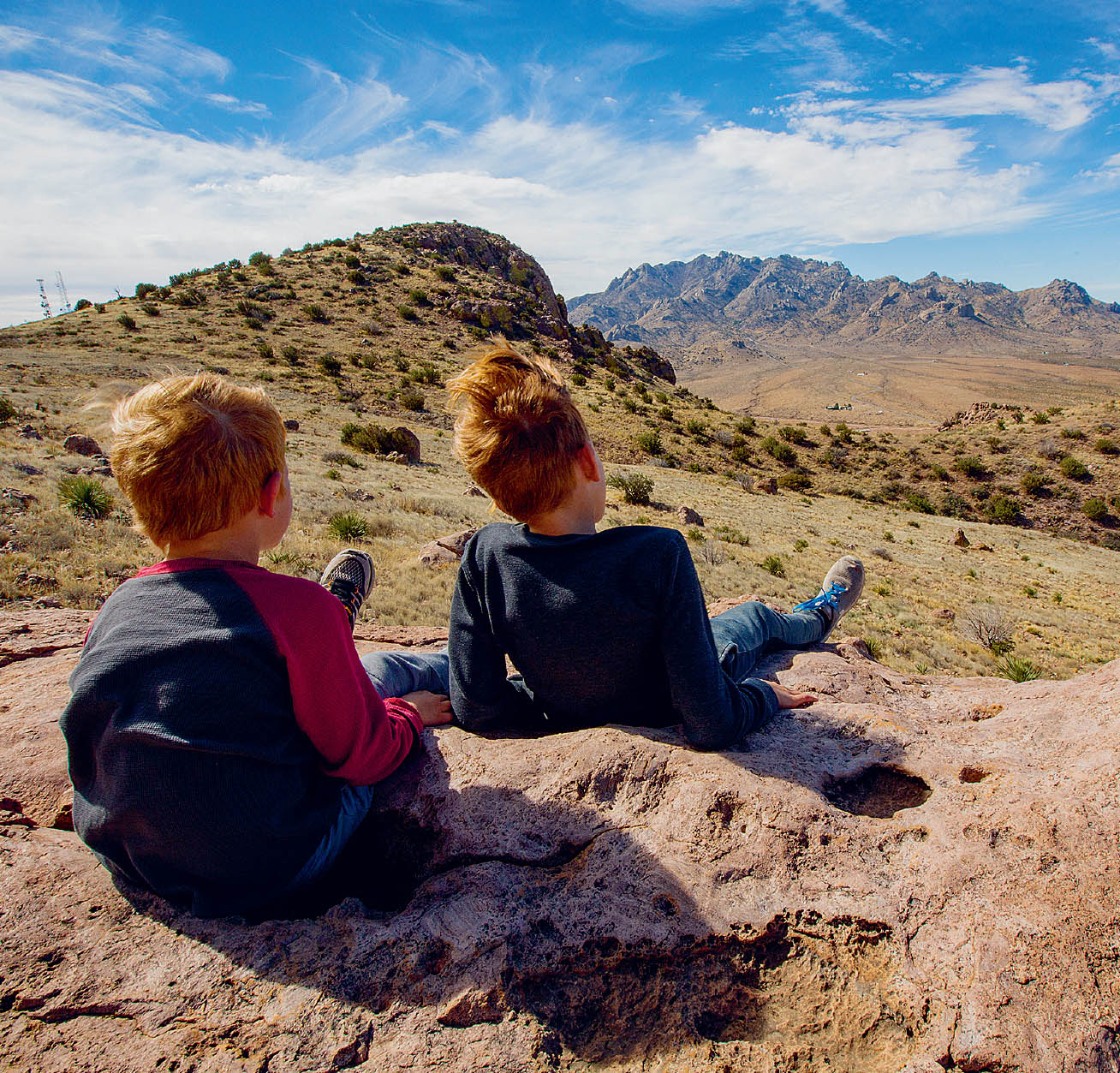 Taking in the view of the Florida Mountains in southeast New Mexico - photo 9