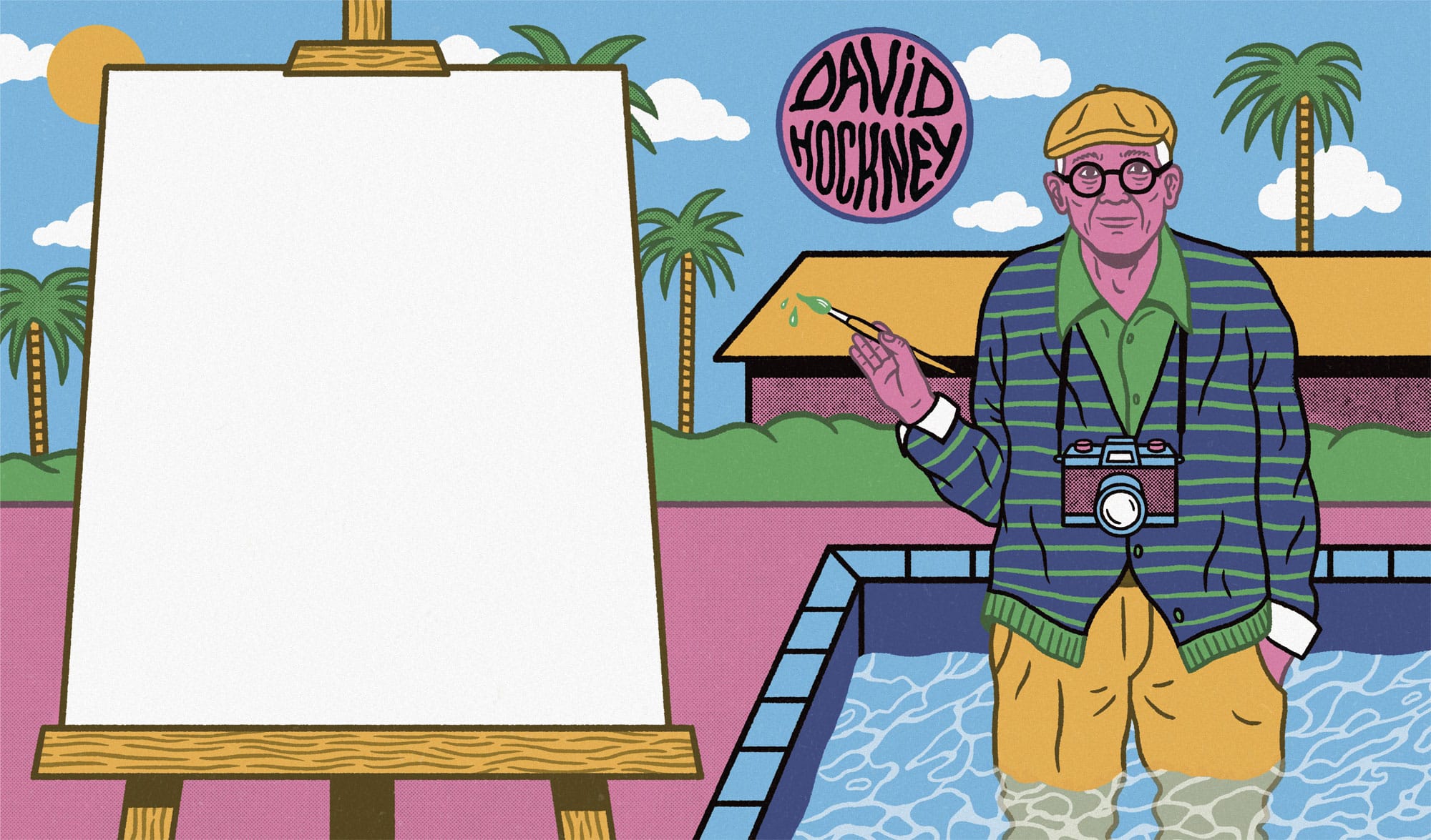 David Hockney is a painter printmaker and photographer David was born in - photo 4