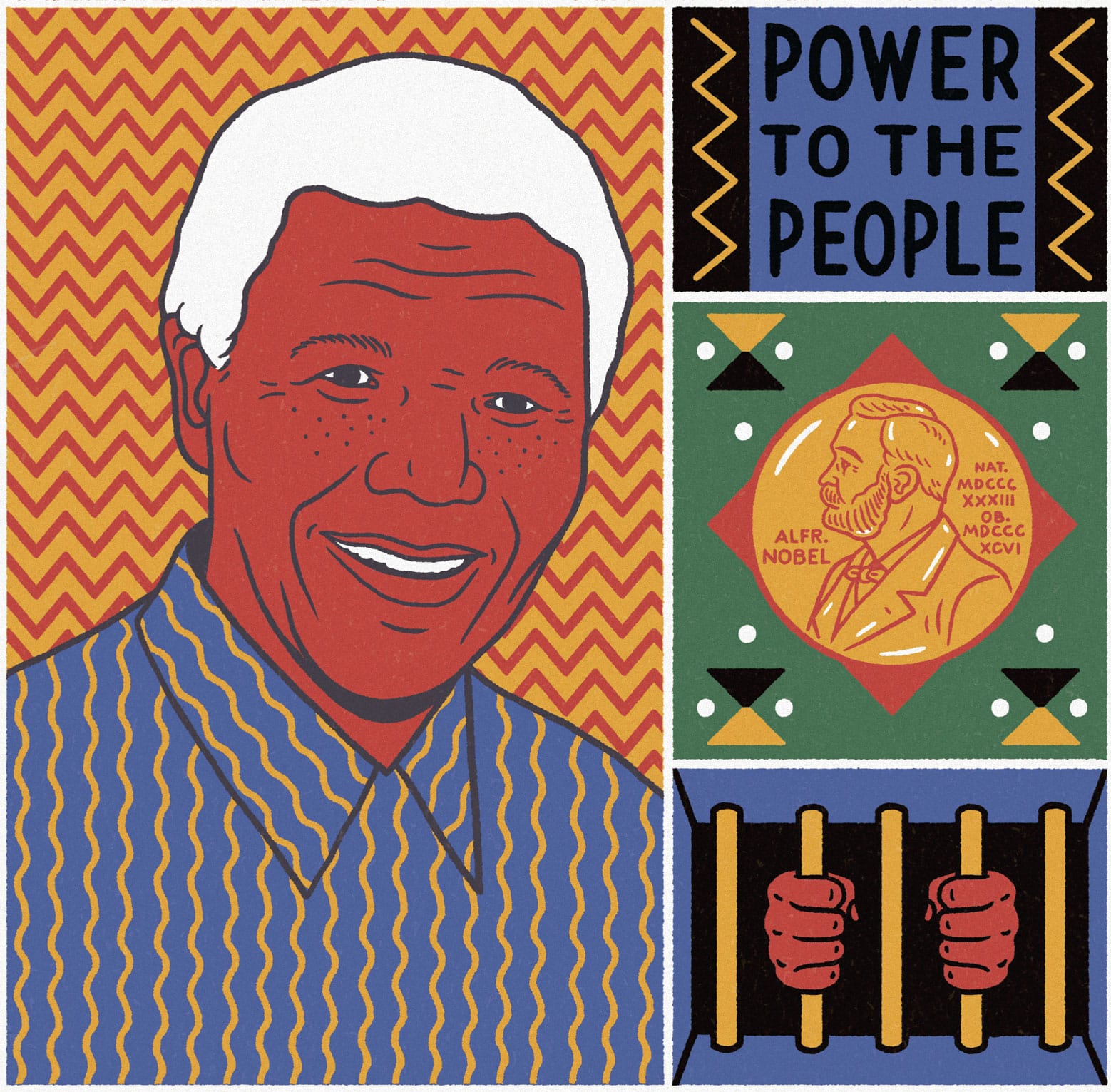 Nelson Mandela was the first black president of South Africa Nelson grew up - photo 8