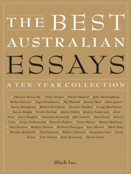 Black Inc. The Best Australian Essays: A Ten-Year Collection