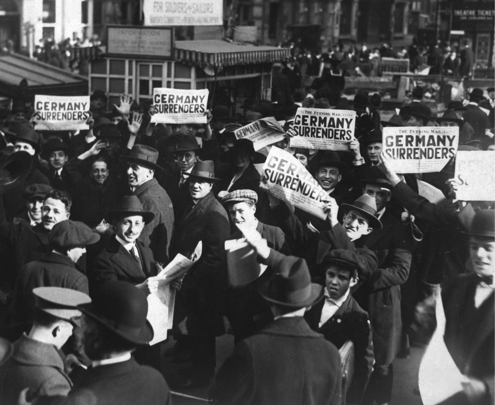 When Germany surrendered in November 1918 people celebrated the end of World - photo 4