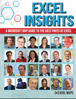 24 Excel MVPs - Excel Insights: A Microsoft MVP guide to the best parts of Excel