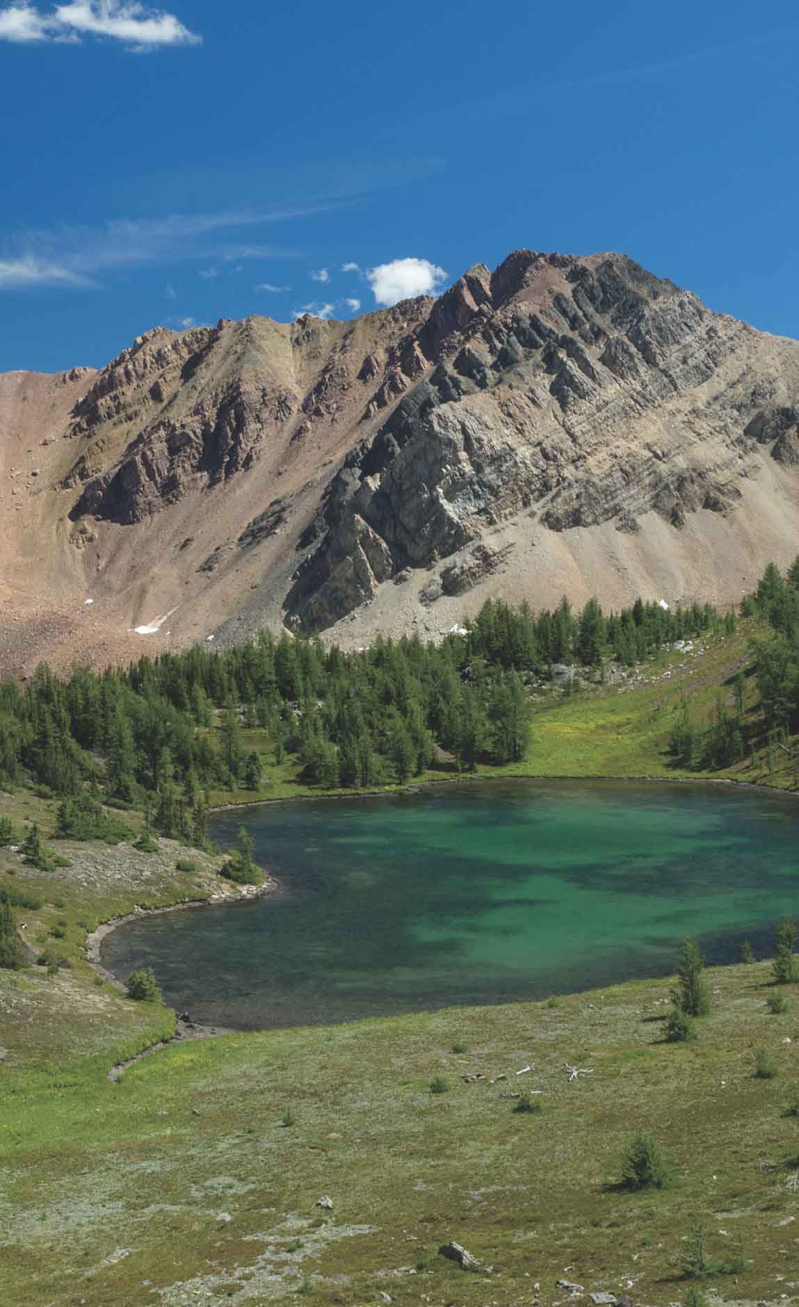 The Southern Tarn is the smallest alpine pond of the three Brewer Creek Tarns - photo 5