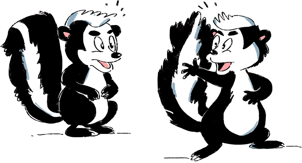 Did you hear the joke about skunks No Good because it stunk What do - photo 17