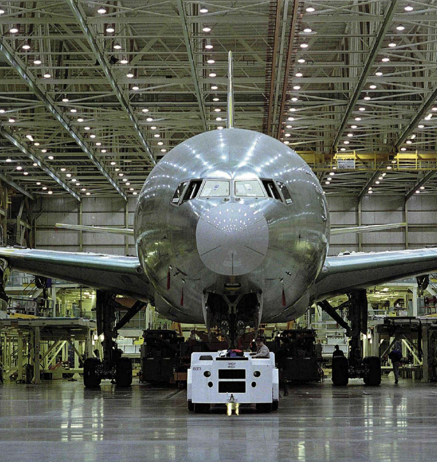 A Boeing 747 is nearing completion in the Boeing warehouse A Competition - photo 5